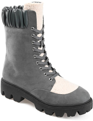 Grey Ruched Boots | Shop The Largest Collection | ShopStyle