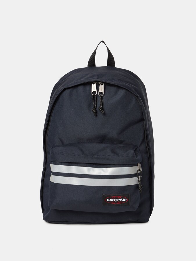 eastpak fluster merge full black backpack