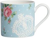 Thumbnail for your product : Royal Albert Polka blue modern ceramic mug