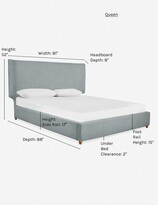 Thumbnail for your product : Lulu & Georgia Valen Platform Bed, Dove
