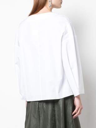 PARTOW zip front blouse