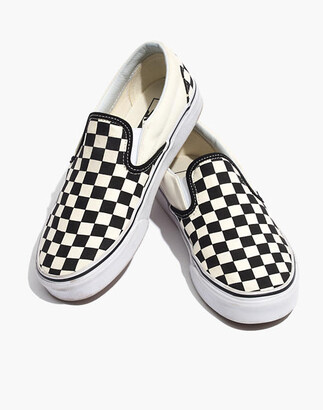 checkerboard vans lace up uk