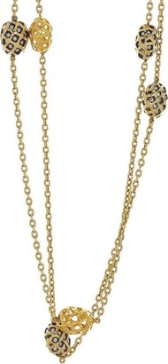 Yossi Harari Roxanne Rattan Wrap Diamond Necklace
