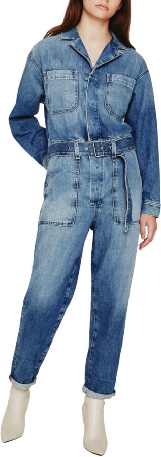 AG Jeans Ryleigh Denim Jumpsuit In Downtown