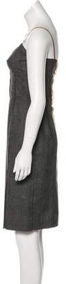 Dolce & Gabbana Wool Knee-Length Dress