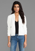 Thumbnail for your product : Rebecca Taylor Jacquard Bomber