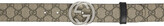 Thumbnail for your product : Gucci Reversible Black & Beige GG Marmont Belt