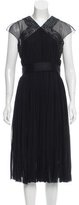 Thumbnail for your product : J. Mendel Silk Gathered Dress