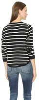 Thumbnail for your product : Chinti and Parker Striped Heart Cashmere Sweater
