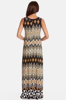 Thumbnail for your product : Karen Kane 'Egyptian Diamond' Print Sleeveless Maxi Dress