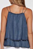 Thumbnail for your product : Love Stitch Lovestitch Crop Denim Tank