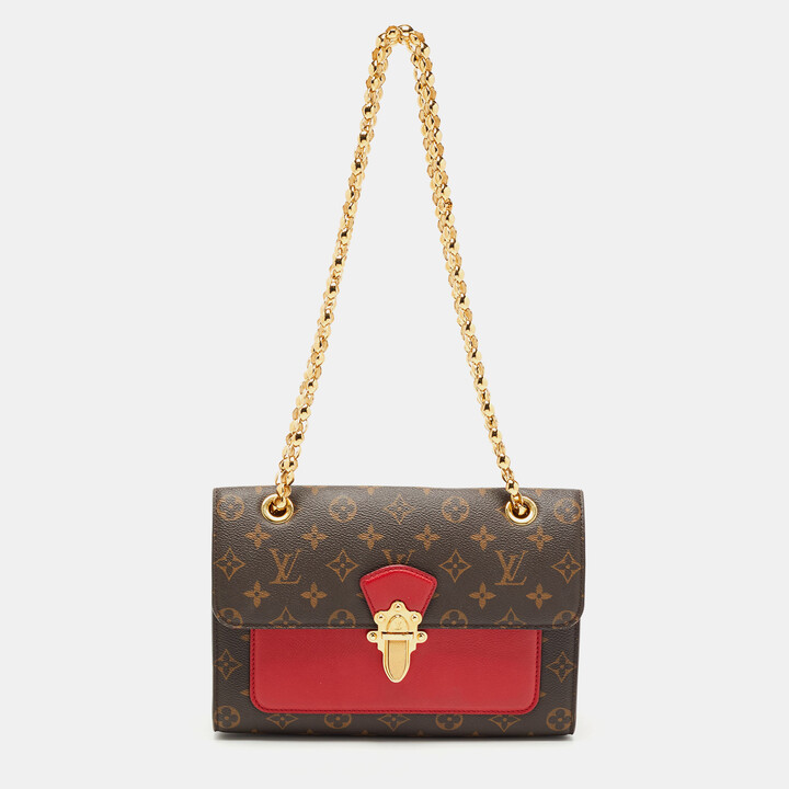 Louis Vuitton Cerise Monogram Canvas and Leather Victoire Bag - ShopStyle