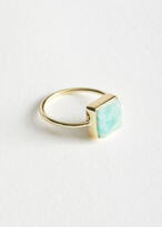 Thumbnail for your product : And other stories Square Stone Pendant Ring