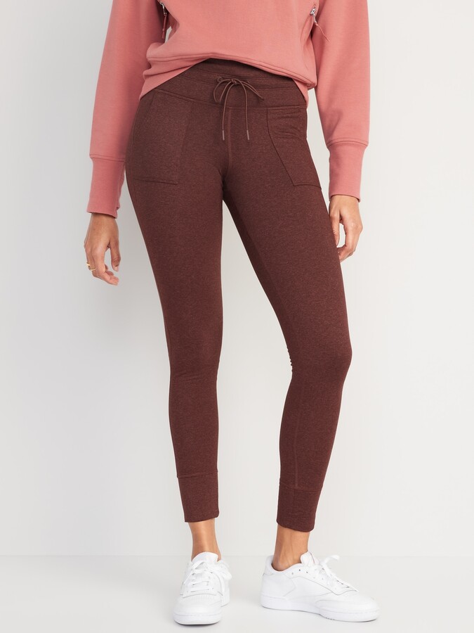 Old Navy High-Waisted CozeCore Jogger Leggings for Women - ShopStyle