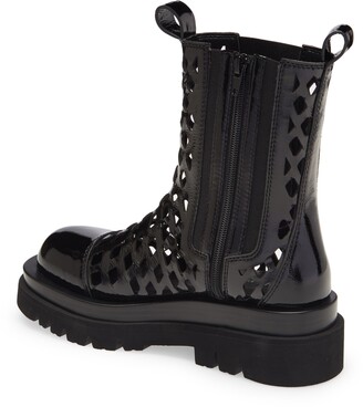 Jeffrey Campbell Tanked Perforated Chelsea Boot