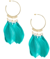 Thumbnail for your product : Lipsy Feather Chandelier Earrings