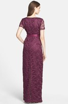 Thumbnail for your product : Adrianna Papell Bow Belt Lace Column Gown