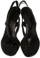 Thumbnail for your product : Alexander McQueen Snakeskin Sandals