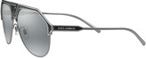 Thumbnail for your product : Dolce & Gabbana 60mm Gradient Aviator Sunglasses