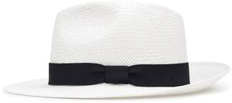 Reiss Palma - Woven Hat in Off White