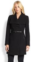Thumbnail for your product : Mackage Belted Funnel-Collar Coat