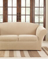 Thumbnail for your product : Sure Fit Stretch Pique 2 Cushion Loveseat Slipcover