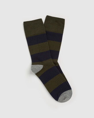 French Connection Men's Socks - Rugby Stripe 1 Pk Socks - Size One Size, 00 at The Iconic
