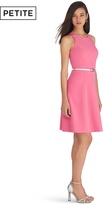 Thumbnail for your product : White House Black Market Petite Pink Sleeveless Fit & Flare Dress