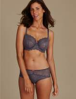 Thumbnail for your product : Marks and Spencer 2 Pack Textured & Lace Non-Padded Balcony Bras DD-GG