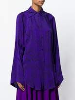 Thumbnail for your product : Nina Ricci logo print oversized shirt