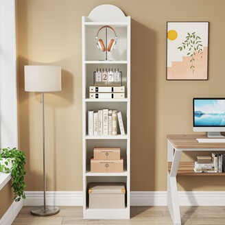 https://img.shopstyle-cdn.com/sim/0b/f9/0bf9398444880ff9fdccf7cad5ef8bbc_xlarge/farfarview-white-narrow-bookshelf-tall-skinny-5-cube-storage-organizer-bookcase.jpg