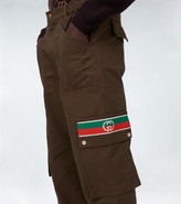 Thumbnail for your product : Gucci Interlocking G striped cargo pants