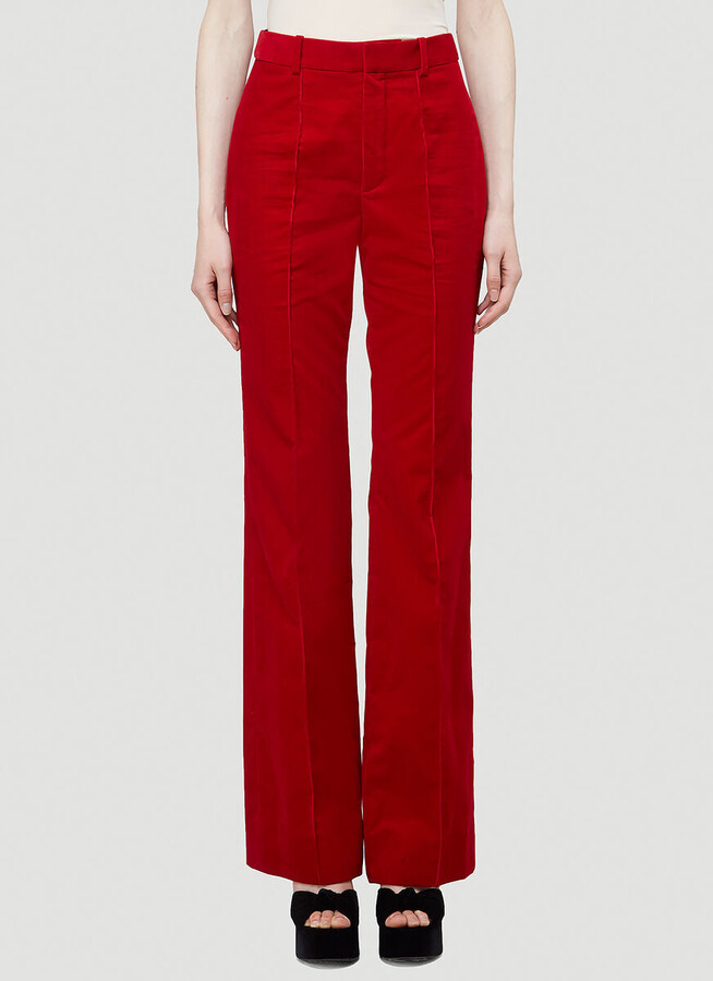red dress pants womens