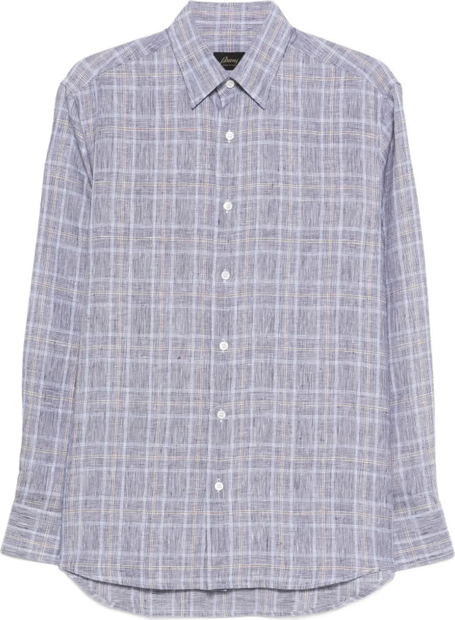 Brioni Checked Shirt