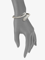 Thumbnail for your product : Adriana Orsini Pavé Crystal Open Teardop Bangle Bracelet