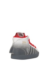 Thumbnail for your product : adidas Faux Shark Leather High Top Sneakers