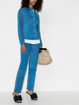 Thumbnail for your product : Marine Serre Moonfish button-up denim jacket