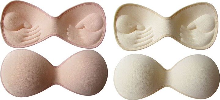 SOIMISS 15 Pairs Sponge Breast Pad Insert Removable Bra Pads Breast Inserts  for Bra Push up Bra Inserts Sport Bra Cups Inserts Bikini Bra Pads Inserts