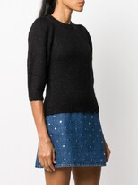 Thumbnail for your product : By Ti Mo Rib-Trimmed Knitted Top