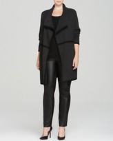 Thumbnail for your product : Eileen Fisher Plus Drape Front Cashmere Cardigan