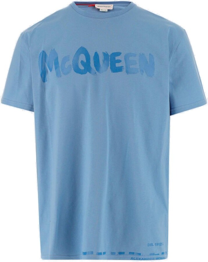 Alexander McQueen Logo Printed Crewneck T-Shirt