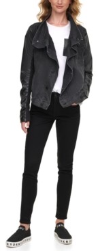 dkny leather jacket