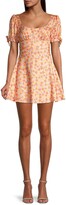 Thumbnail for your product : Significant Other Kira Floral-Print Bow-Detail Dress