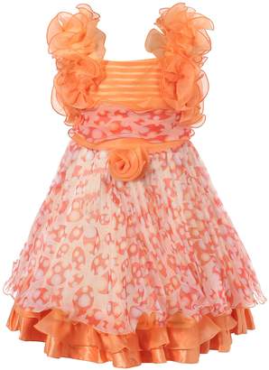 Richie House Girls' Princess Party Dress with Ruffles