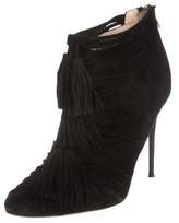 Thumbnail for your product : Jimmy Choo Embellished Suede Boots Black Embellished Suede Boots