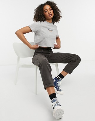 Dickies Central 1922 cropped t-shirt in grey