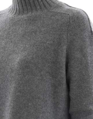 360 Sweater Grey Cachemire Turtleneck