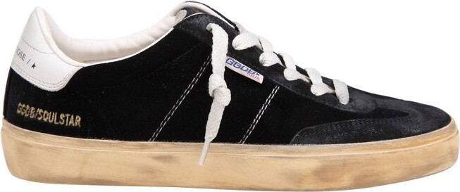 Golden Goose Deluxe Brand Soul Star Low-Top Velvet Sneakers