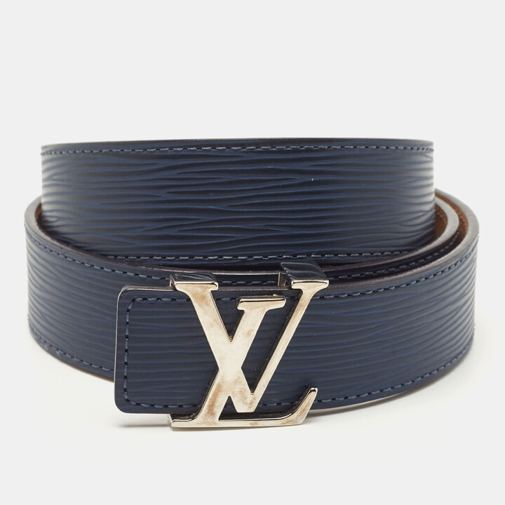 Louis Vuitton Amarante Monogram Vernis Initials Belt 85CM Louis