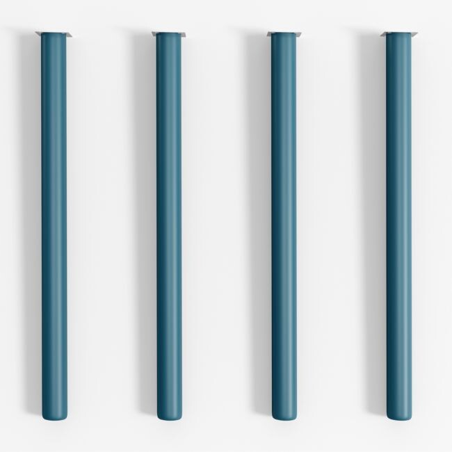 Rue Midnight Blue 30" Wood Kids Table Legs